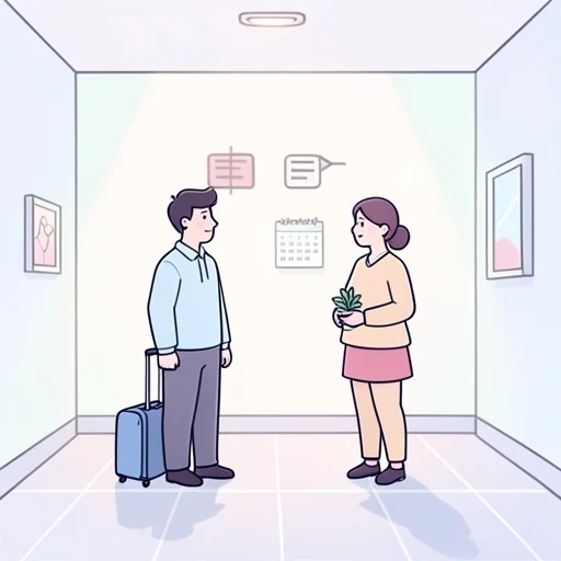 以来会っていない - Bildwörterbuch