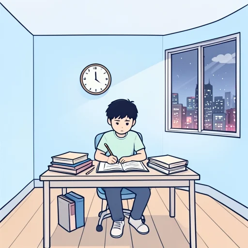 忙しいからといって勉強しないわけにはいかないと思う - Illustrated Dictionary