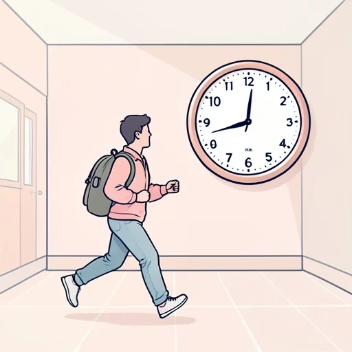 急いで行かないと間に合わない - Bildwörterbuch