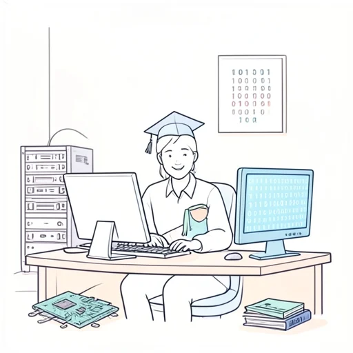 ITの技術を学んだ - Bildwörterbuch