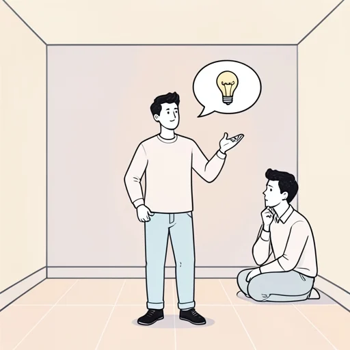 自分の意見を主張する - Bildwörterbuch
