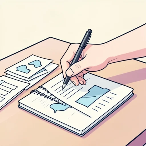 自分の考えをまとめられない - Bildwörterbuch