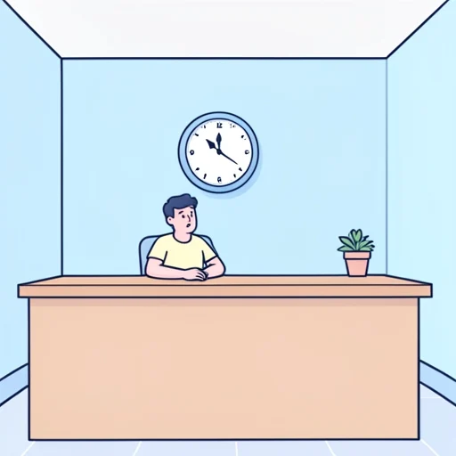 時間の感覚が麻痺してる - Bildwörterbuch