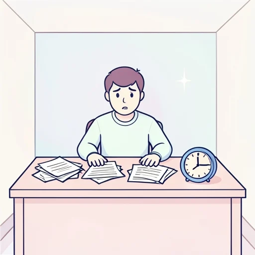 時間の感覚がなくなってきた - Bildwörterbuch