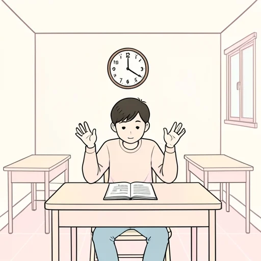 時間を残して終わった - Bildwörterbuch