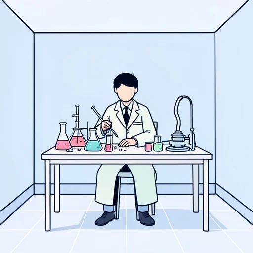 化学の実験をした - Bildwörterbuch
