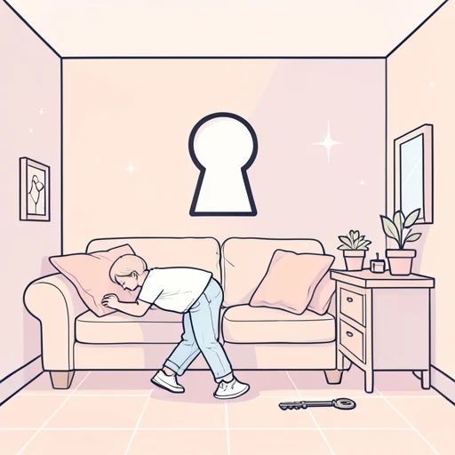 鍵が見つからない - Bildwörterbuch