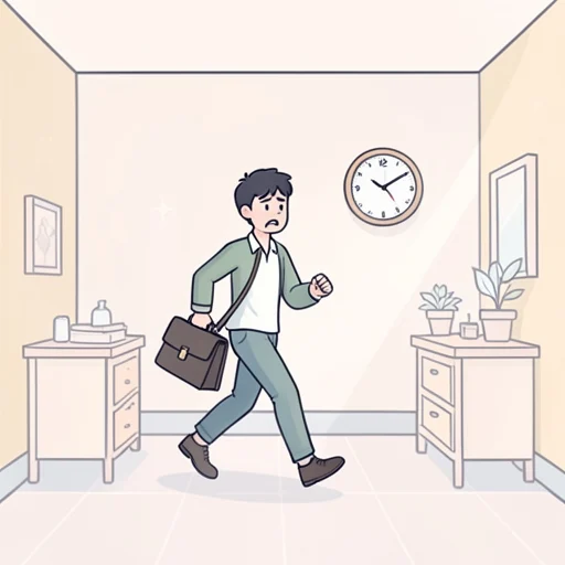 会議に遅れた - Bildwörterbuch