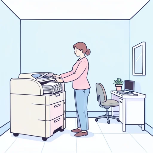 会議の前に必要な資料をコピーしておいたほうがいいと思う - Illustrated Dictionary