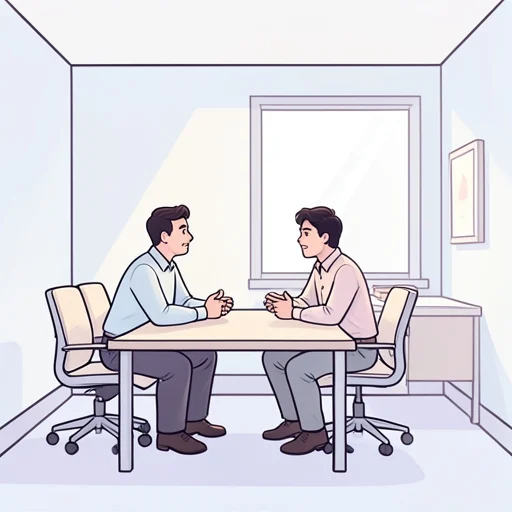会社側と見解が一致しない - Bildwörterbuch
