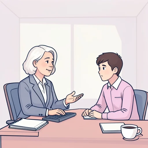 会社の先輩に相談した - Bildwörterbuch