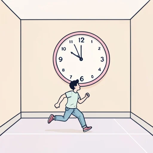 開始は9時だから遅れないで - Bildwörterbuch
