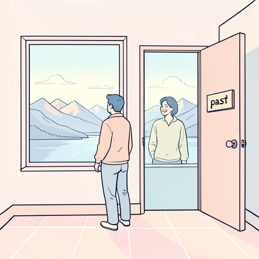 過去を振り返るのはやめよう - Bildwörterbuch