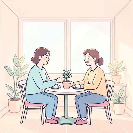 核となるのは、信頼関係だ - Bildwörterbuch