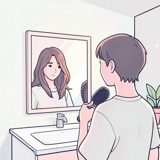 髪を長く伸ばしたい - Bildwörterbuch
