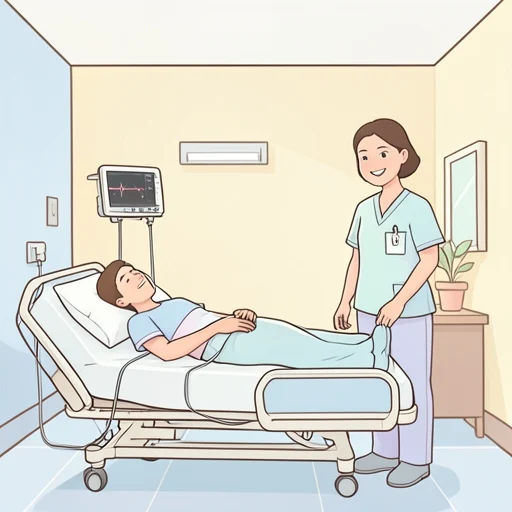 患者の状態は安定した - Bildwörterbuch