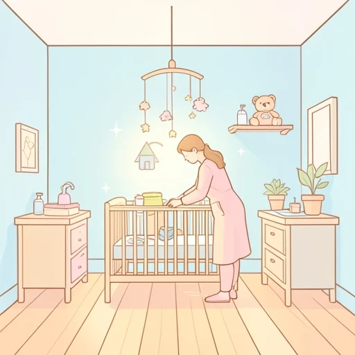 彼女、新しい命を産むために彼女はあらゆる準備を整えた - Bildwörterbuch