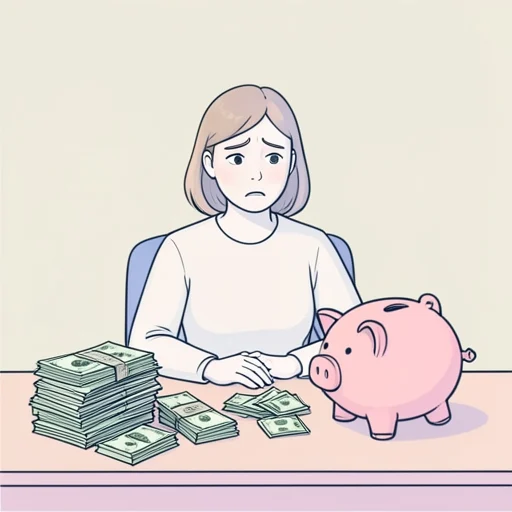 彼女、莫大な借金を抱えてしまった - Bildwörterbuch