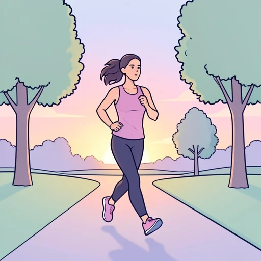 彼女、病気を予防するために運動してる - Bildwörterbuch