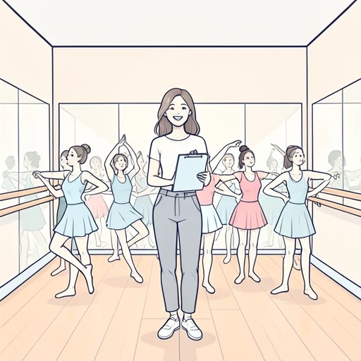 彼女、ダンスチームのリーダーになった - Bildwörterbuch