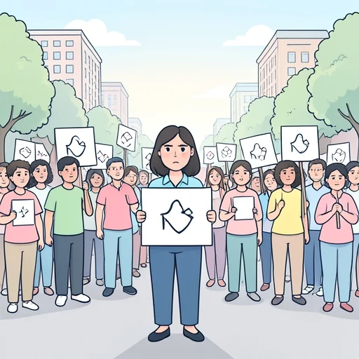 彼女、デモ行進の先頭に立った - Bildwörterbuch