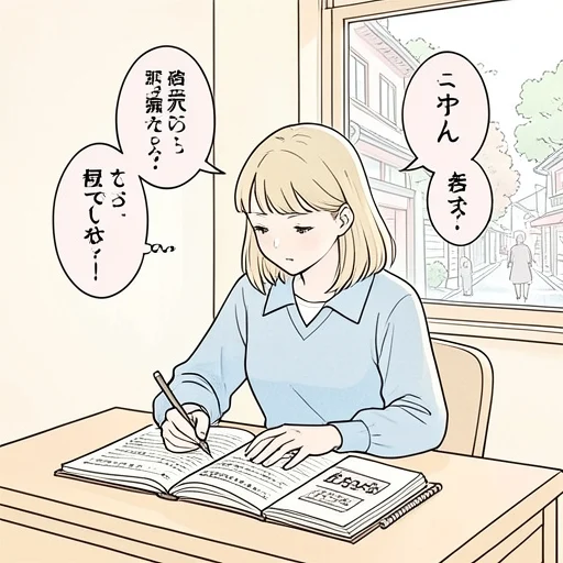 彼女、動詞の活用を覚えた - Bildwörterbuch