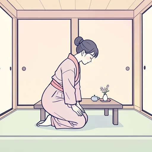 彼女、どうぞよろしくと丁寧にお辞儀した - Bildwörterbuch