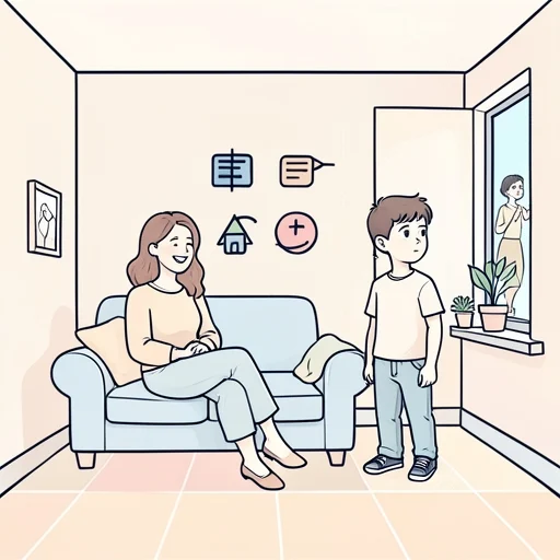 彼女が来てくれたらママ喜ぶだろうなって彼は思った - Bildwörterbuch