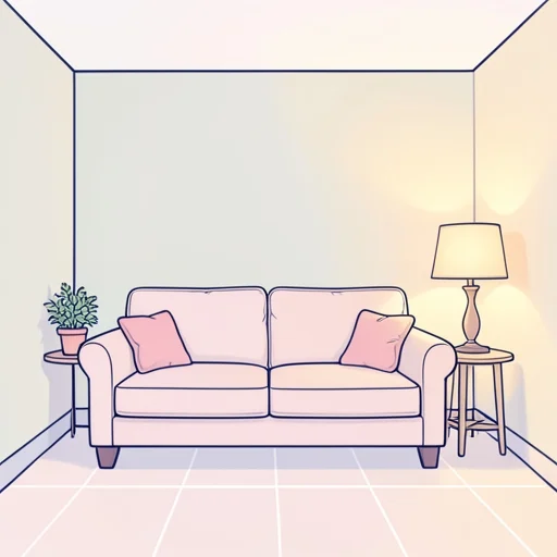 彼女が思い描く理想の家はシンプルで温かい空間だ - Bildwörterbuch