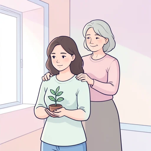 彼女が支えてくれたから、今の私がある - Bildwörterbuch
