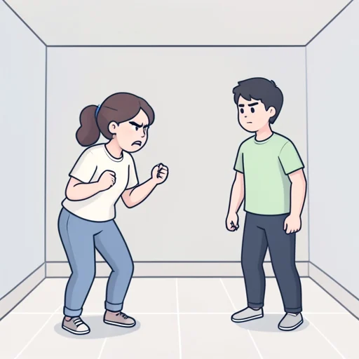 彼女、本人にぶつけて怒りをぶつけた - Bildwörterbuch