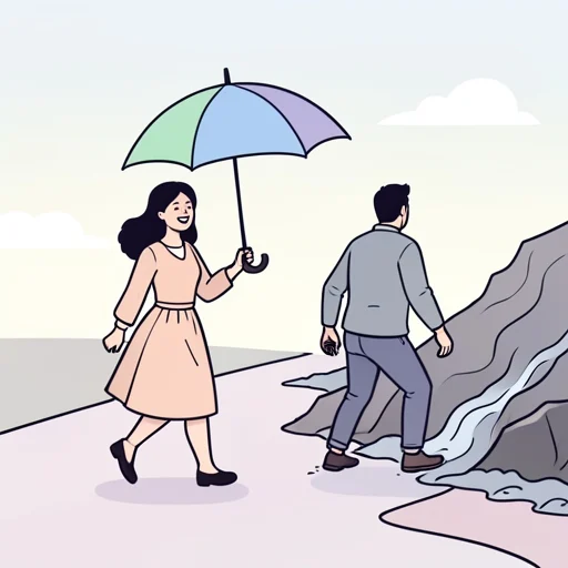 彼女、いつでも彼の味方でいると言った - Bildwörterbuch