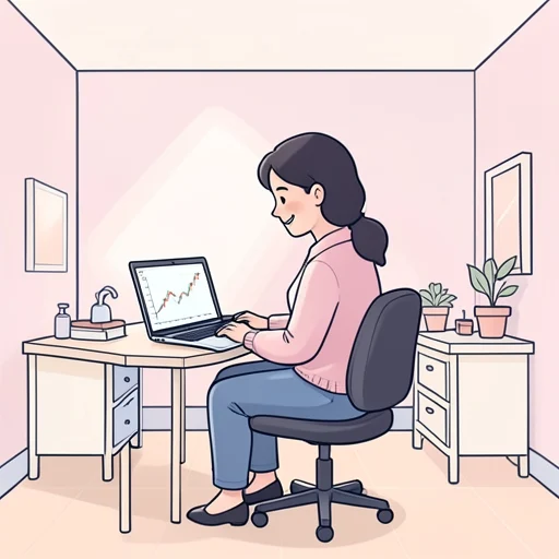 彼女、株で大きな利益を得た - Bildwörterbuch