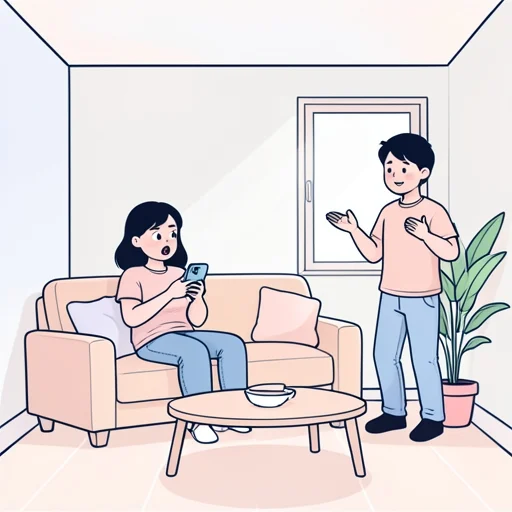 彼女女が来なかっただって？ちょっと信じられない - Bildwörterbuch
