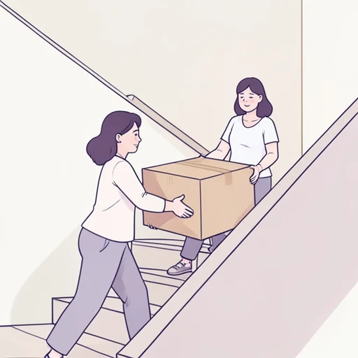 彼女女の助けを借りてどうにか事態を乗り切った - Bildwörterbuch