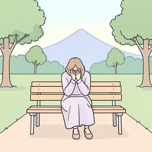 彼女は彼の死を悼んだ - Bildwörterbuch