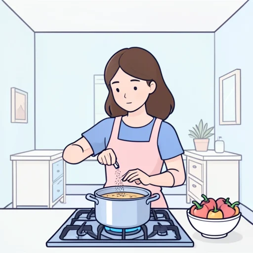 彼女はスープにたっぷりと胡椒を入れた - Bildwörterbuch