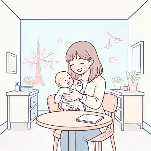 彼女女は東京生まれだと言った - Bildwörterbuch