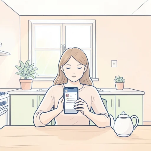彼女からの知らせを受けた - Bildwörterbuch