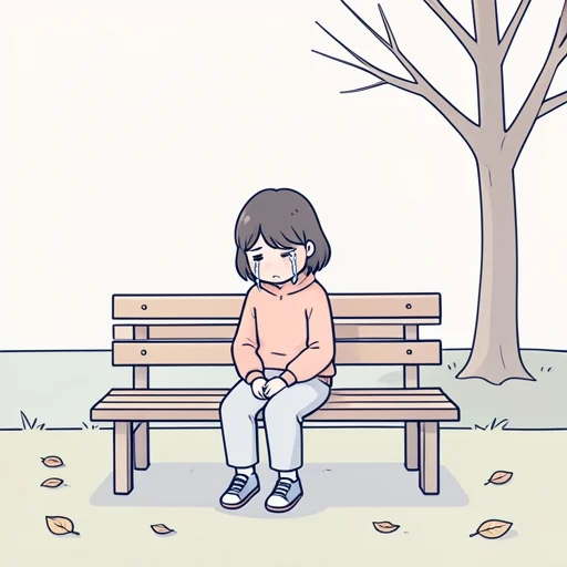 彼女、可愛そうに泣いてた - Bildwörterbuch