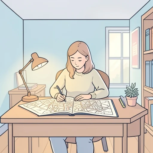 彼女、この難局を乗り切るために緻密な策を練った - Bildwörterbuch