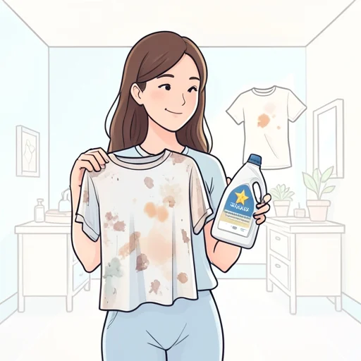 彼女、この洗剤は汚れ落ちがすごいって評判だよ - Bildwörterbuch