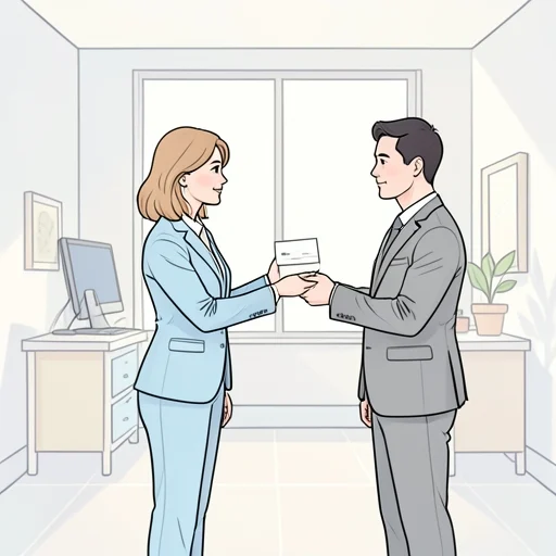 彼女に名刺を渡した - Bildwörterbuch