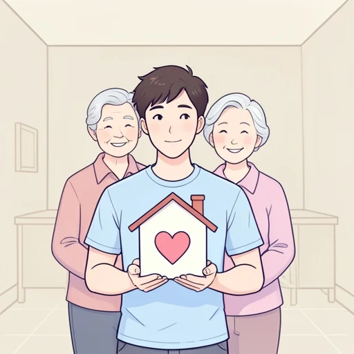 彼女には親の介護の義務がある - Bildwörterbuch