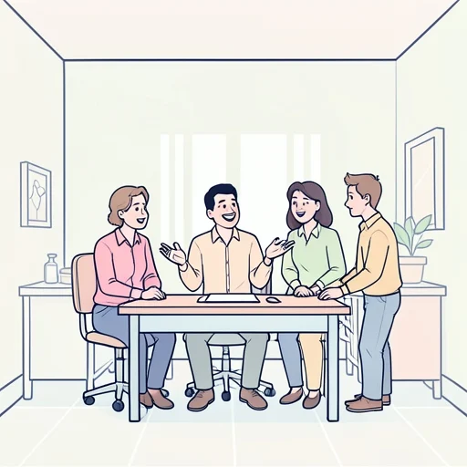 彼女の調子が最近良いって同僚が話してた - Bildwörterbuch
