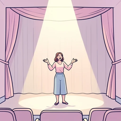 彼女の演技がすごかった - Bildwörterbuch