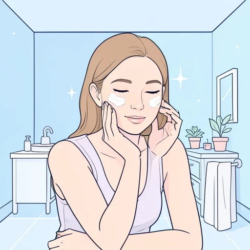 彼女の肌は綺麗だ - Bildwörterbuch