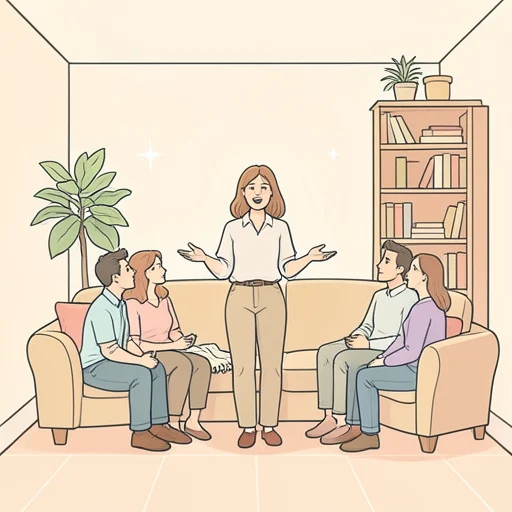 彼女の話は他の人とは異質な魅力を放っていた - Bildwörterbuch