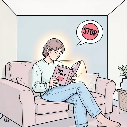 彼女の話はやめてって言われたけど最後まで聞いちゃった - Bildwörterbuch