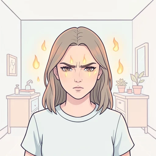 彼女の瞳には何か燃えるような強い意志が宿ってた - Bildwörterbuch